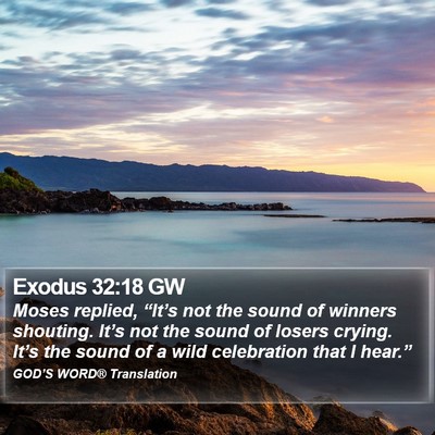 Exodus 32:18 GW Bible Verse Image