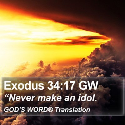 Exodus 34:17 GW Bible Verse Image