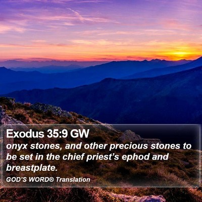 Exodus 35:9 GW Bible Verse Image
