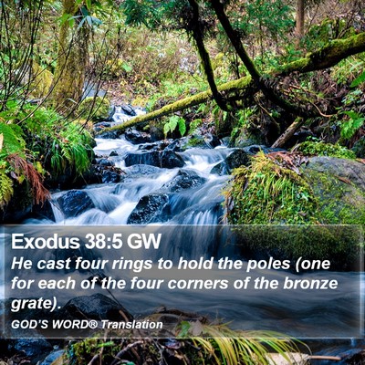 Exodus 38:5 GW Bible Verse Image