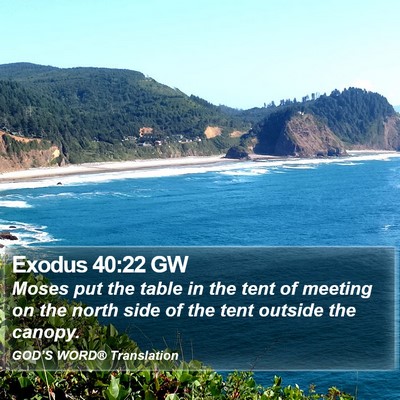 Exodus 40:22 GW Bible Verse Image
