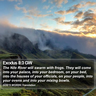 Exodus 8:3 GW Bible Verse Image