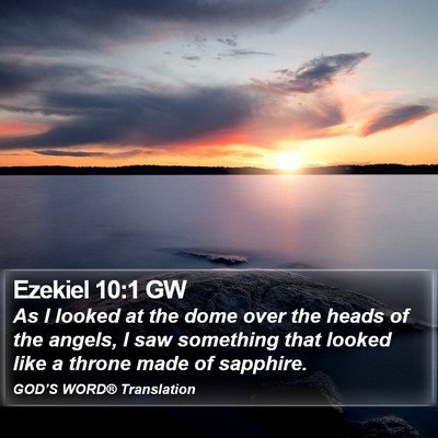 Ezekiel 10:1 GW Bible Verse Image