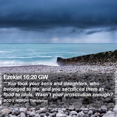 Ezekiel 16:20 GW Bible Verse Image