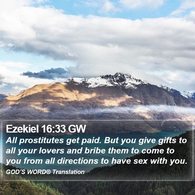 Ezekiel 16:33 GW Bible Verse Image