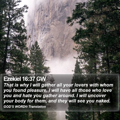 Ezekiel 16:37 GW Bible Verse Image