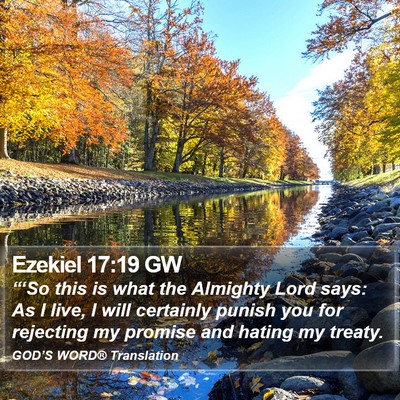 Ezekiel 17:19 GW Bible Verse Image