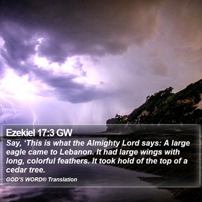 Ezekiel 17:3 GW Bible Verse Image
