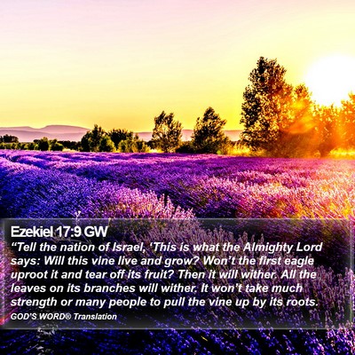 Ezekiel 17:9 GW Bible Verse Image