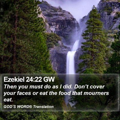 Ezekiel 24:22 GW Bible Verse Image