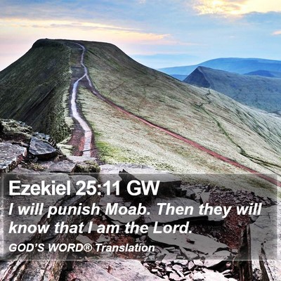 Ezekiel 25:11 GW Bible Verse Image