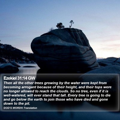 Ezekiel 31:14 GW Bible Verse Image