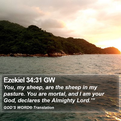 Ezekiel 34:31 GW Bible Verse Image