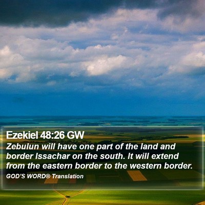 Ezekiel 48:26 GW Bible Verse Image