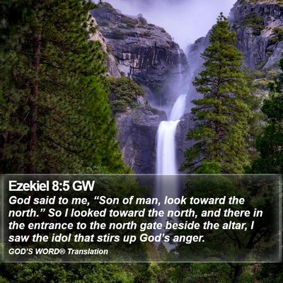 Ezekiel 8:5 GW Bible Verse Image