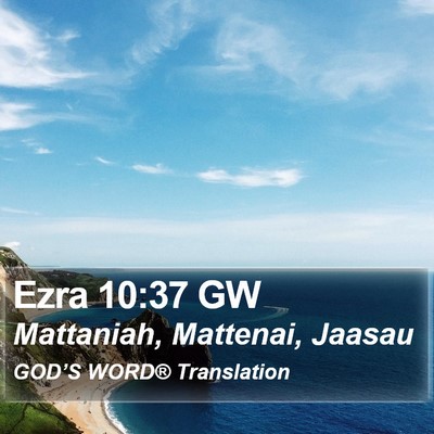 Ezra 10:37 GW Bible Verse Image