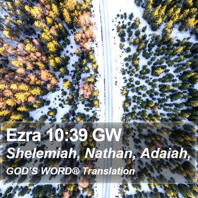 Ezra 10:39 GW Bible Verse Image