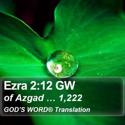 Ezra 2:12 GW Bible Verse Image