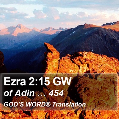 Ezra 2:15 GW Bible Verse Image