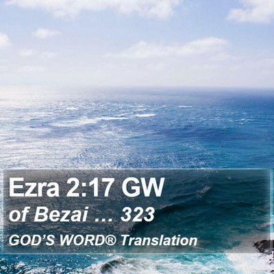Ezra 2:17 GW Bible Verse Image