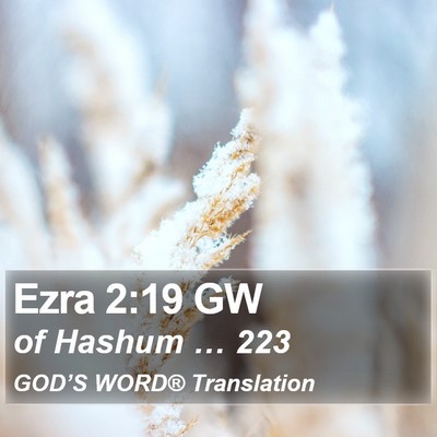 Ezra 2:19 GW Bible Verse Image