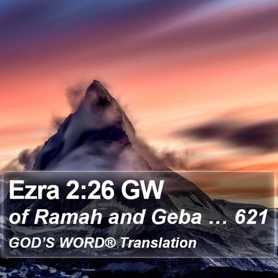 Ezra 2:26 GW Bible Verse Image