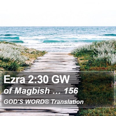 Ezra 2:30 GW Bible Verse Image