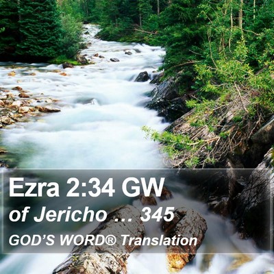 Ezra 2:34 GW Bible Verse Image