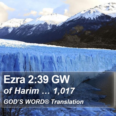 Ezra 2:39 GW Bible Verse Image