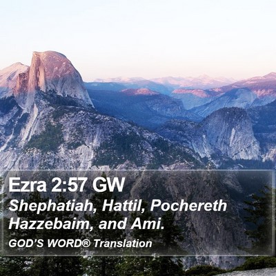 Ezra 2:57 GW Bible Verse Image