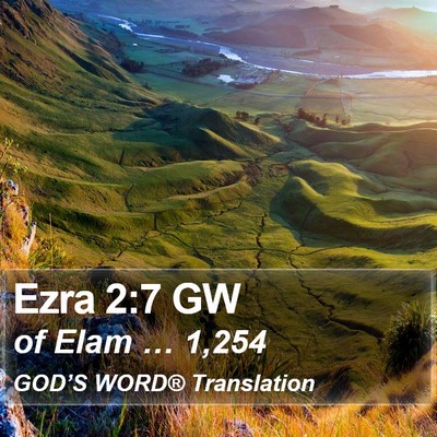 Ezra 2:7 GW Bible Verse Image