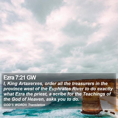 Ezra 7:21 GW Bible Verse Image