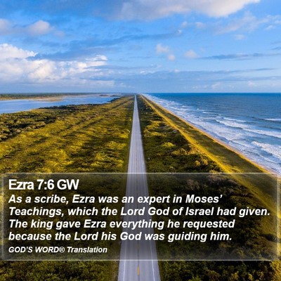 Ezra 7:6 GW Bible Verse Image