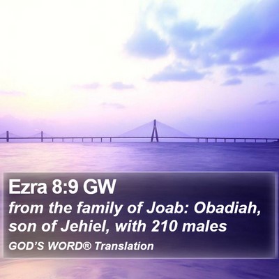 Ezra 8:9 GW Bible Verse Image