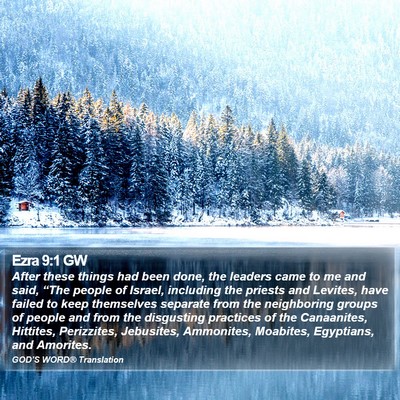 Ezra 9:1 GW Bible Verse Image