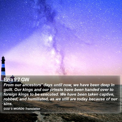 Ezra 9:7 GW Bible Verse Image