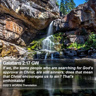 Galatians 2:17 GW Bible Verse Image