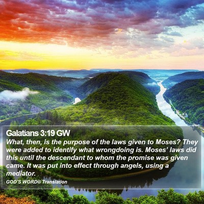 Galatians 3:19 GW Bible Verse Image