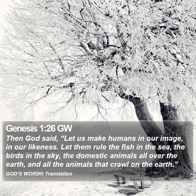 Genesis 1:26 GW Bible Verse Image
