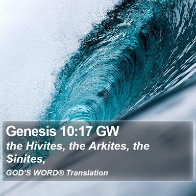 Genesis 10:17 GW Bible Verse Image
