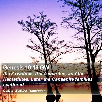 Genesis 10:18 GW Bible Verse Image