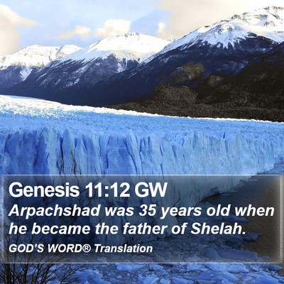 Genesis 11:12 GW Bible Verse Image