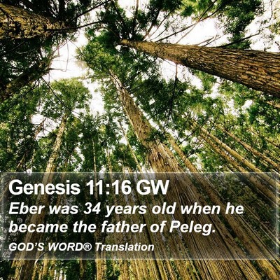 Genesis 11:16 GW Bible Verse Image