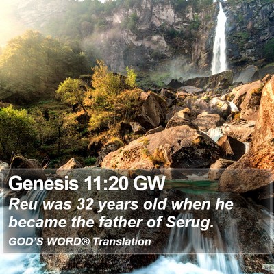 Genesis 11:20 GW Bible Verse Image