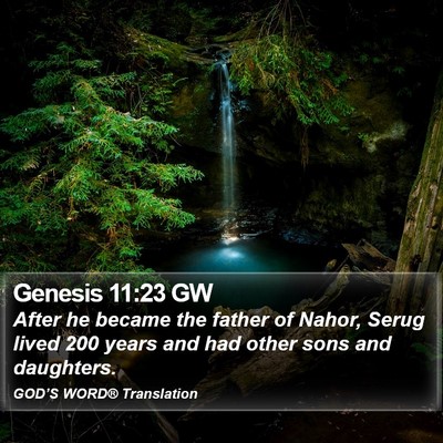 Genesis 11:23 GW Bible Verse Image