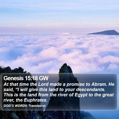 Genesis 15:18 GW Bible Verse Image