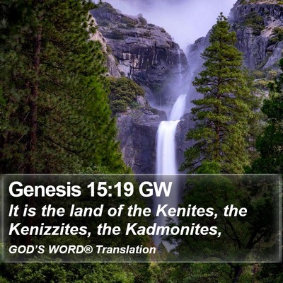 Genesis 15:19 GW Bible Verse Image