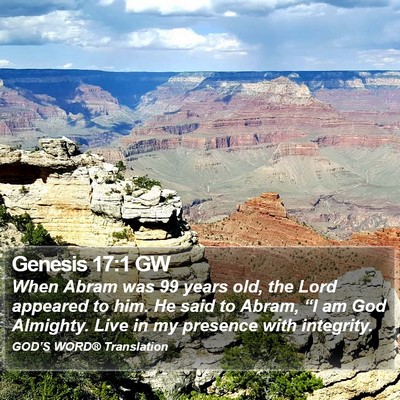 Genesis 17:1 GW Bible Verse Image