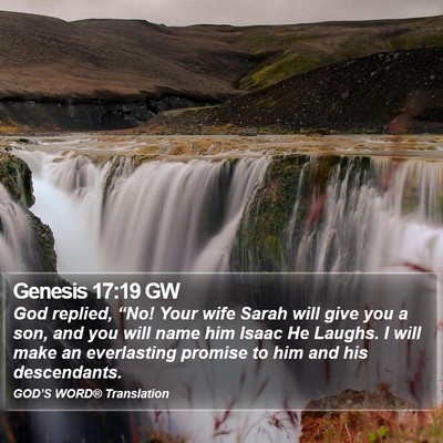 Genesis 17:19 GW Bible Verse Image