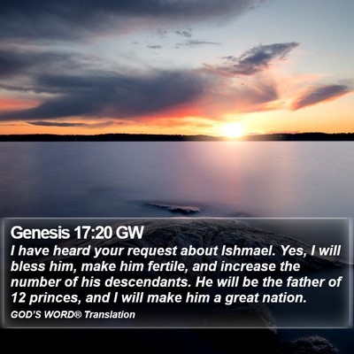 Genesis 17:20 GW Bible Verse Image